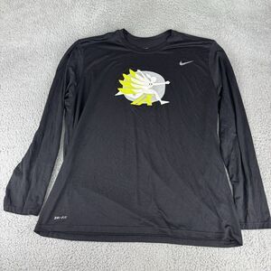 Oregon Ducks‎ Nike Black Women In Flight Long Sleeve Shirt Dri Fit Adult Xxl